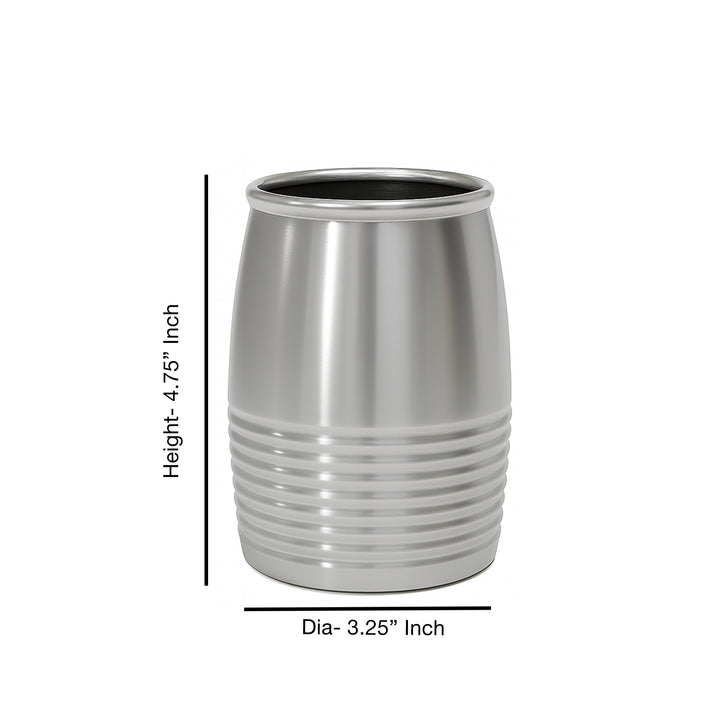 Stainless Steel Tumbler Cup for Bathroom Vanity Countertops for Rinsing, Drinking, Storing Dental Accessories and Organizing Makeup Brushes, Eye Liners