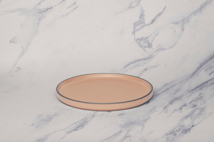 Porcelain Plate | Short Rim Stackable Plate | Set of 4