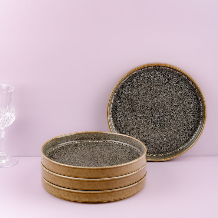 Porcelain Stackable Plate | Set of 4