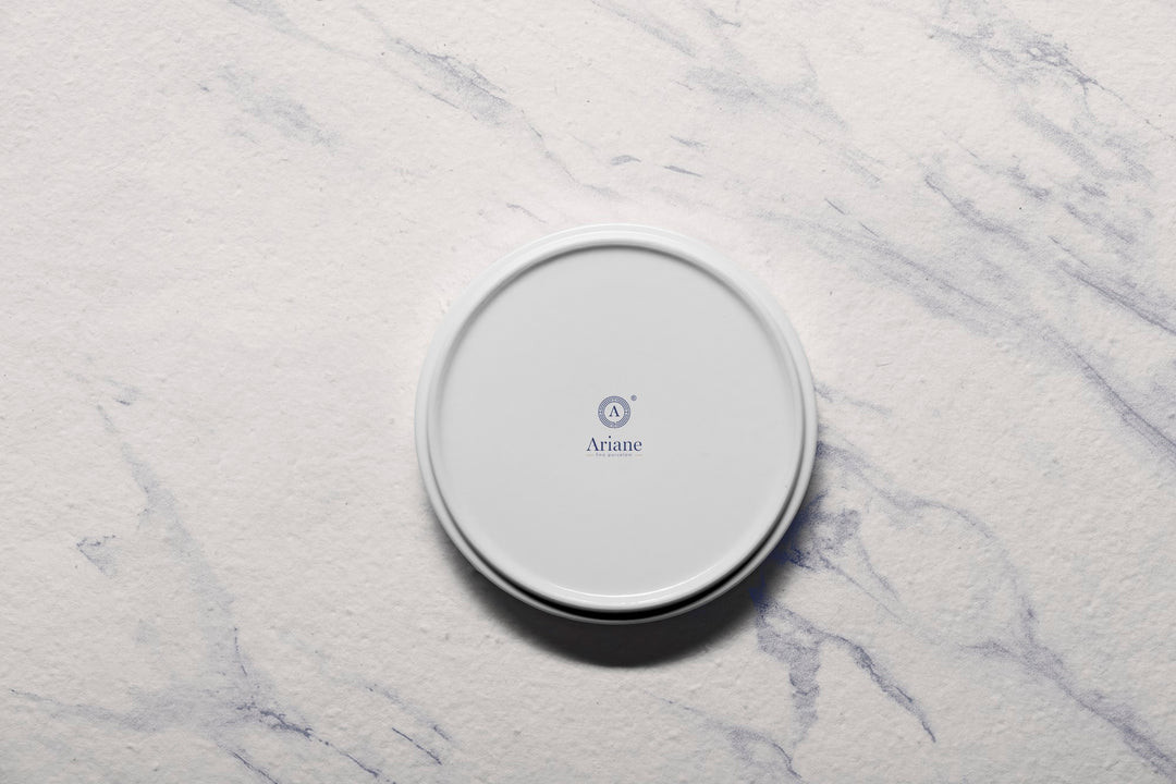 Porcelain Plate | Stackable Dinner Plate| Set of 4