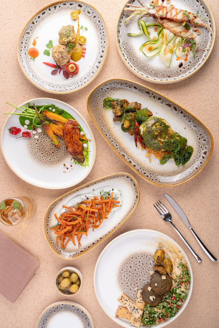 Porcelain Plate | Stackable Dinner Plate| Set of 4