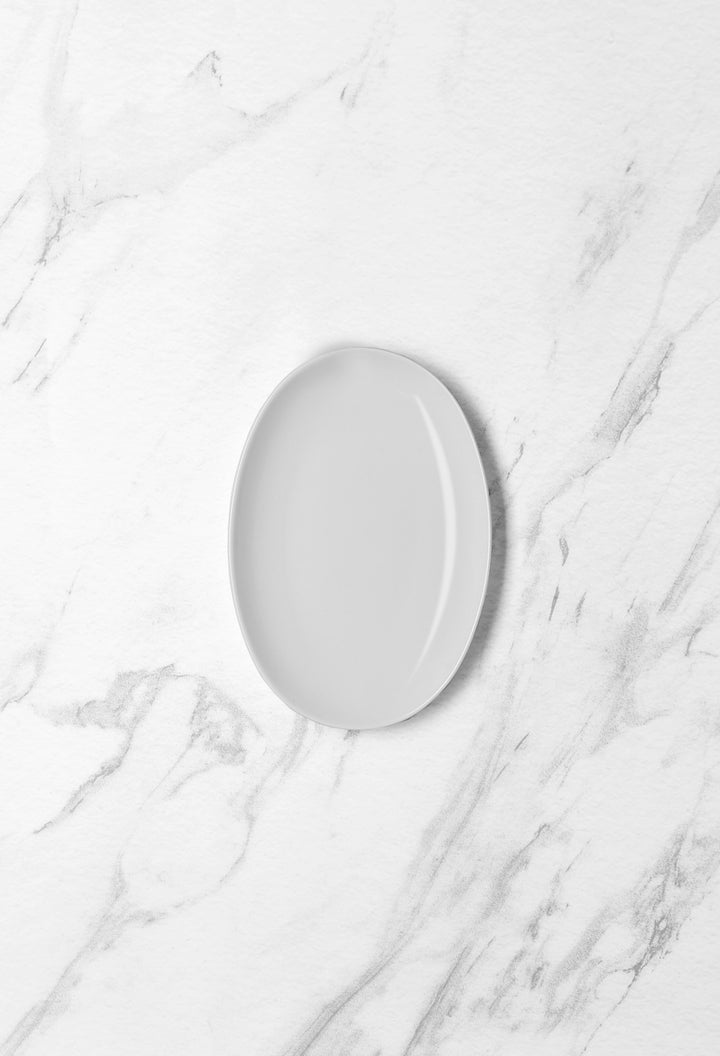 Porcelain Oval Platter | Ivory | Set of 12