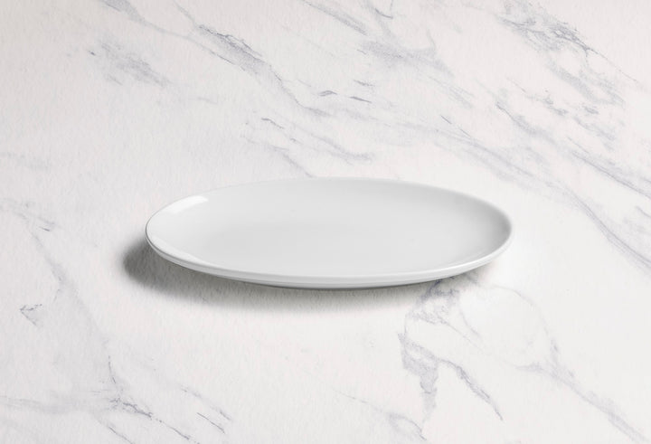 Porcelain Oval Platter | Ivory | Set of 12