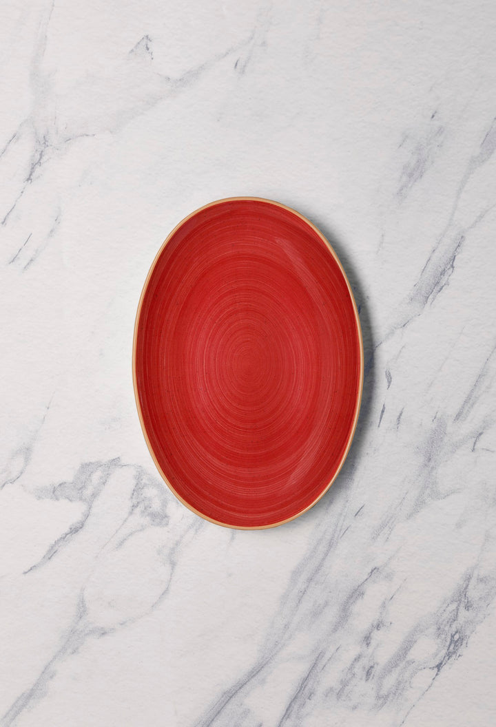Porcelain Oval Plate | 10.2" Vital Coupe Plate | Set of 12
