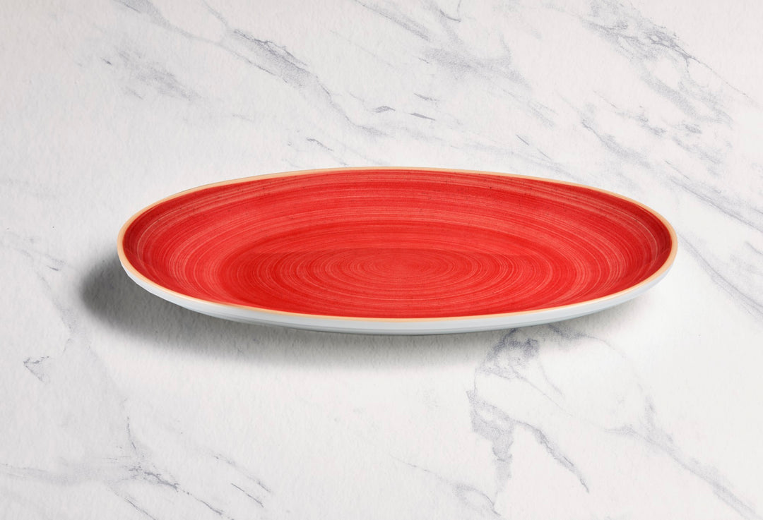 Porcelain Oval Plate | 10.2" Vital Coupe Plate | Set of 12