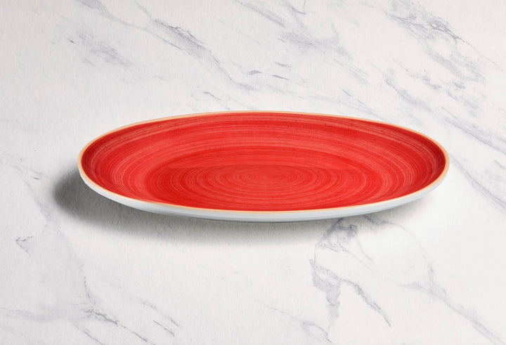 Porcelain Oval Plate | 10.2" Vital Coupe Plate | Set of 12
