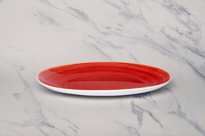 Porcelain Oval Plate | 10.2" Vital Coupe Plate | Set of 6