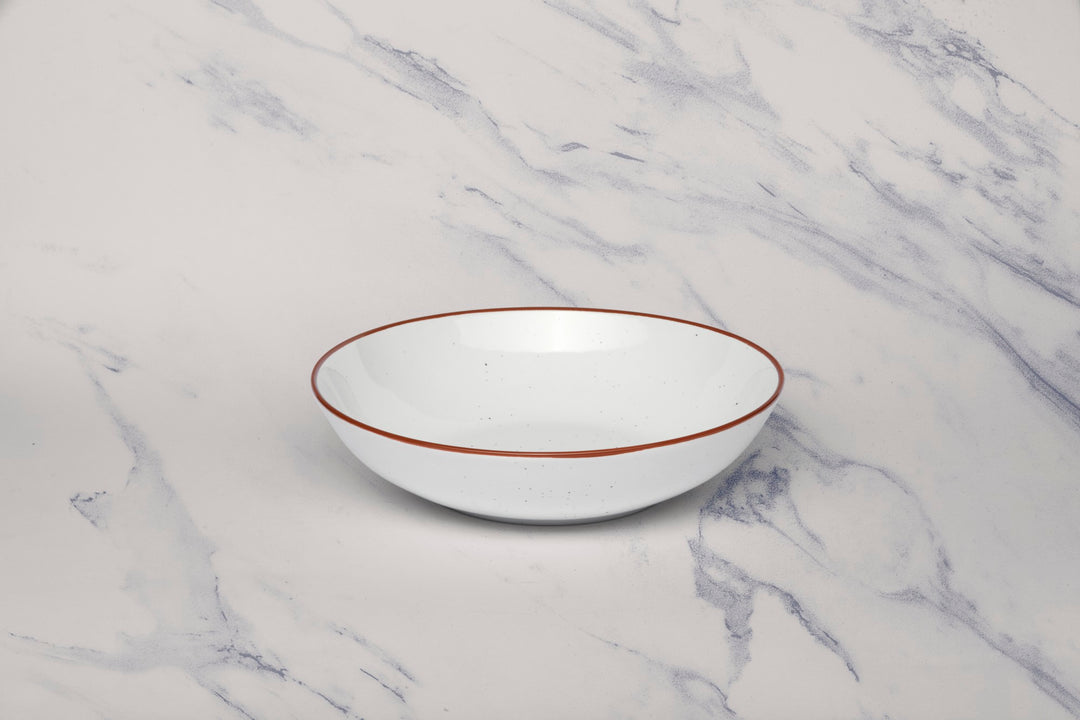 Porcelain Plate | 8.2" Vital Coupe Round Deep Plate, 6 Pcs