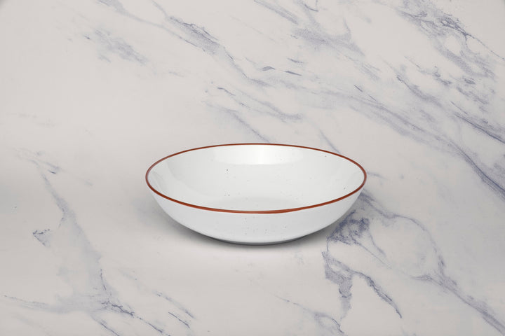 Porcelain Plate | 8.2" Vital Coupe Round Deep Plate, 6 Pcs