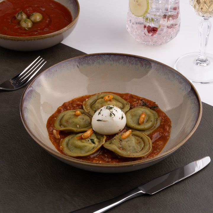 Porcelain Deep Plate | Vital Coupe Round Deep Plate,Set of 6