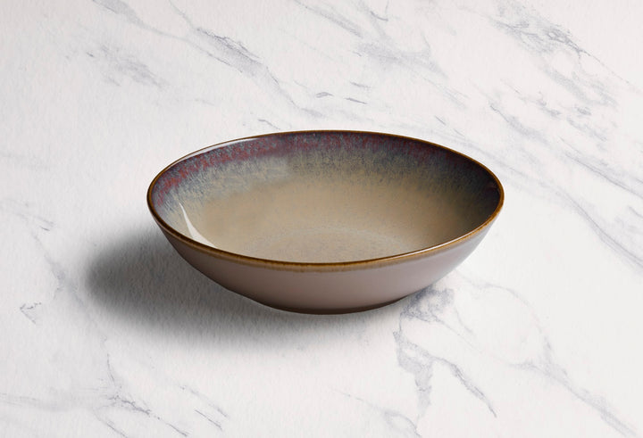 Porcelain Plate | Vital Coupe Round Wok Deep Plate, Set of 6