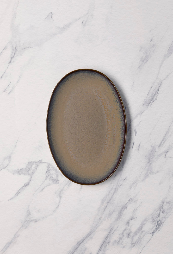Porcelain Oval Plate | Vital Coupe Oval Platter, Set of 12