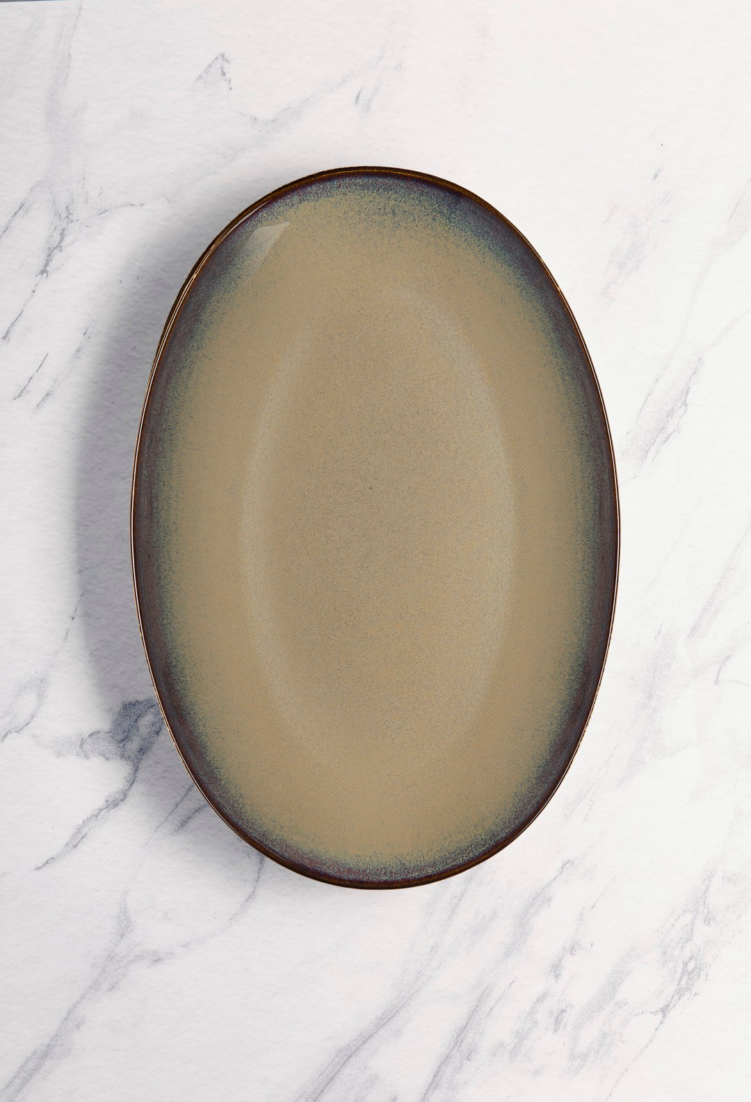 Porcelain Oval Plate | Vital Coupe Oval Platter, Set of 6