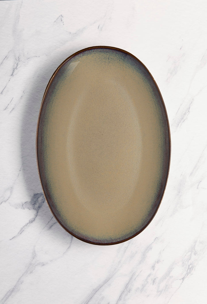 Porcelain Oval Plate | Vital Coupe Oval Platter, Set of 6