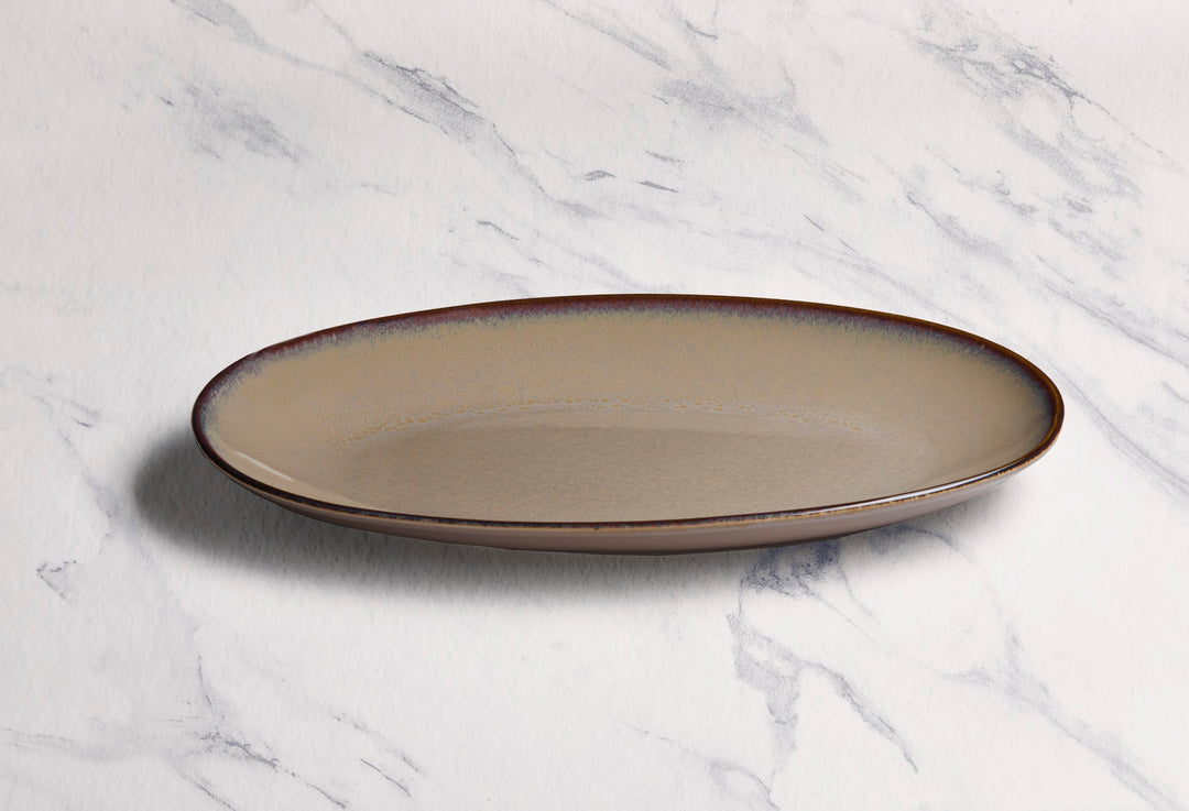 Porcelain Oval Plate | Vital Coupe Oval Platter, Set of 6