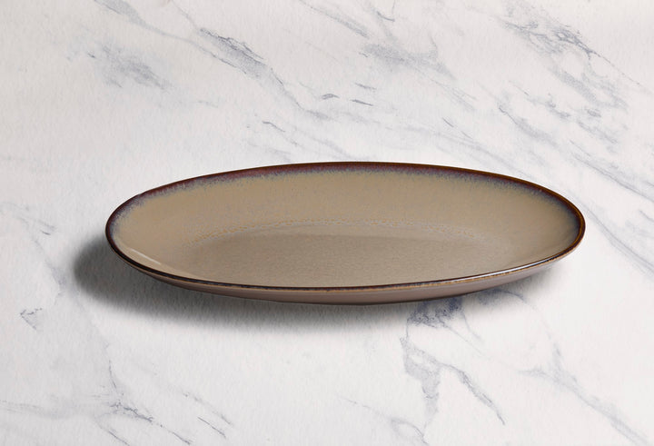 Porcelain Oval Plate | Vital Coupe Oval Platter, Set of 6