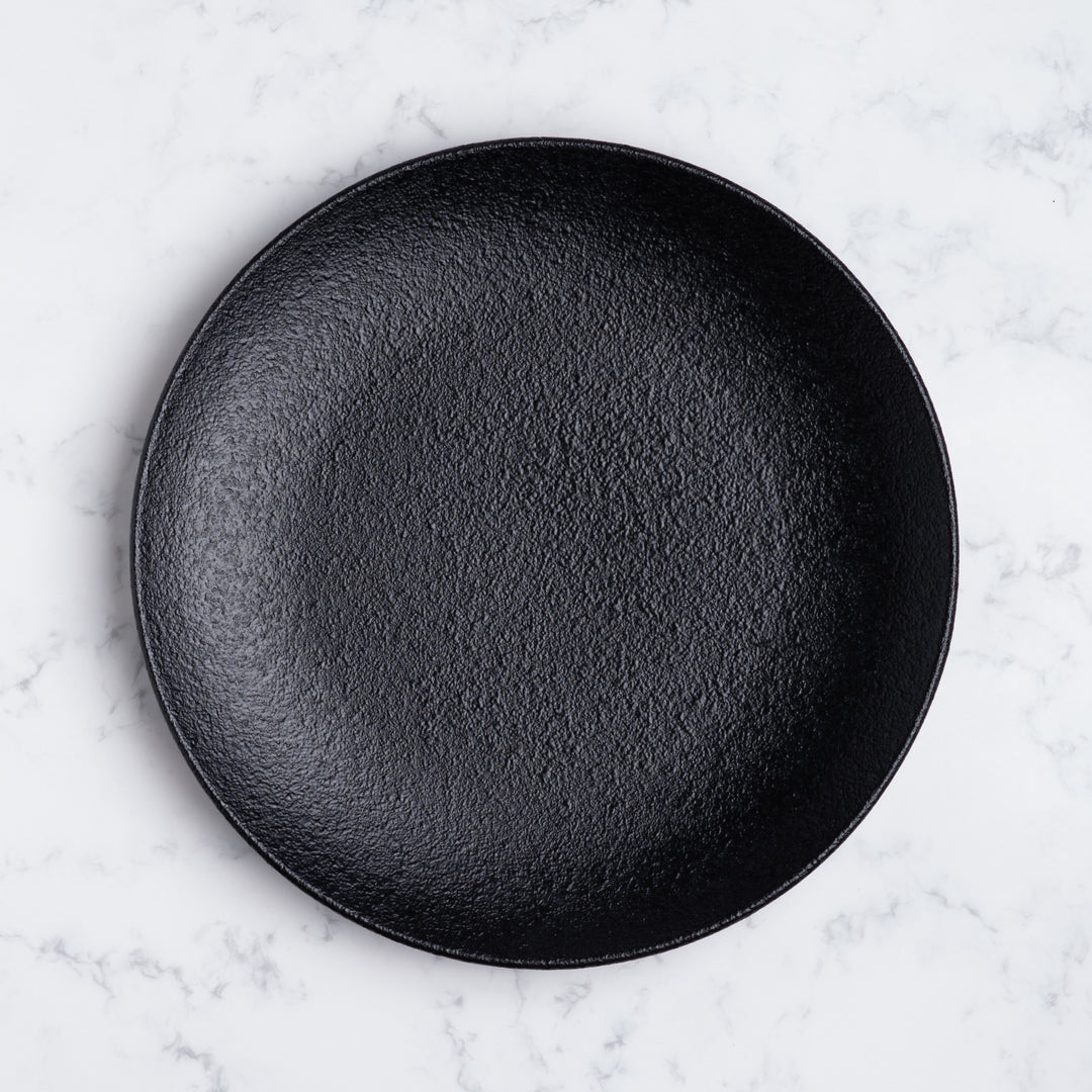 Porcelain Rimless Plate| Round Shape, Set of 12