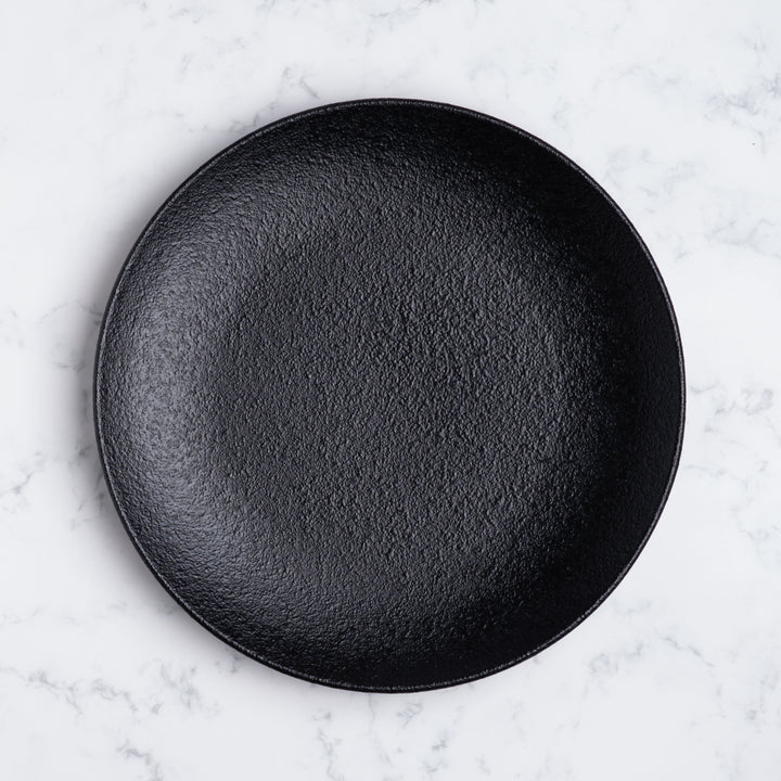 Porcelain Rimless Plate| Round Shape, Set of 12