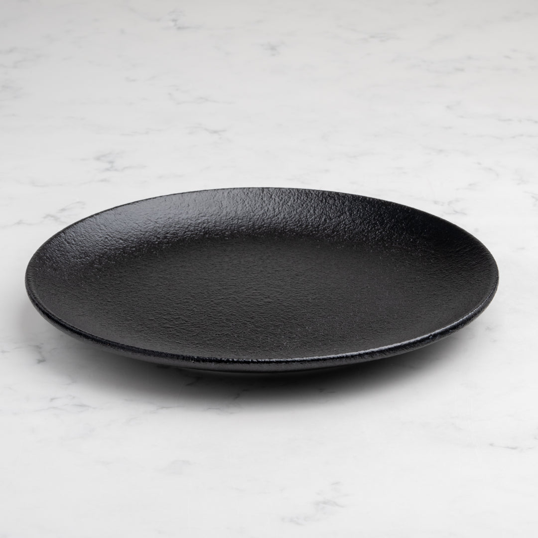 Porcelain Rimless Plate| Round Shape, Set of 12