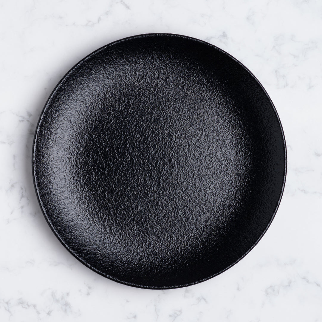 Porcelain Round Rimless Plate, 10.62" | Set of 6