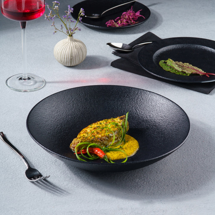 Round Cous Cous Deep Plate | Porcelain | 10.23" | Set of 6