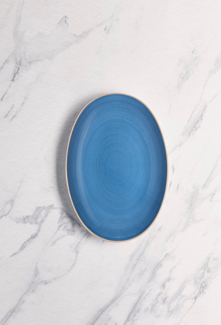 Porcelain Oval Plate | 10.2" Vital Coupe Plate | Set of 12