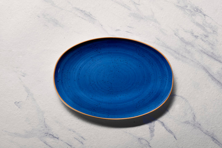 Porcelain Oval Plate | 10.2" Vital Coupe Plate | Set of 6