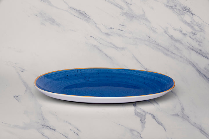 Porcelain Oval Plate | 10.2" Vital Coupe Plate | Set of 6