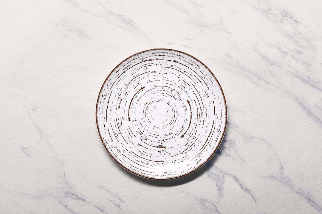 Porcelain Plate | 7" Vital Coupe Round Rimless Plate, 12 Pcs