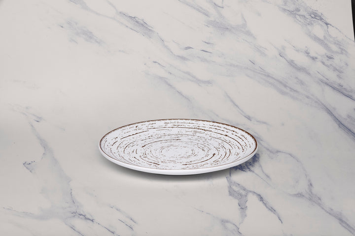 Porcelain Plate | 7" Vital Coupe Round Rimless Plate, 12 Pcs