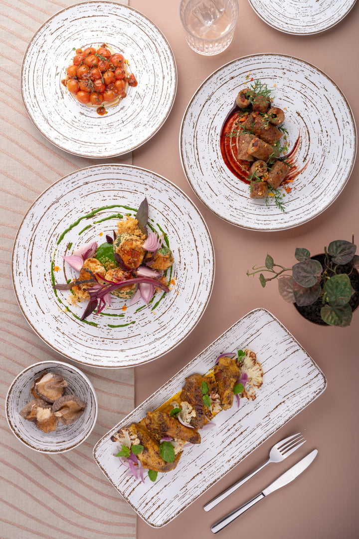 Porcelain Plate | 7" Vital Coupe Round Rimless Plate, 12 Pcs