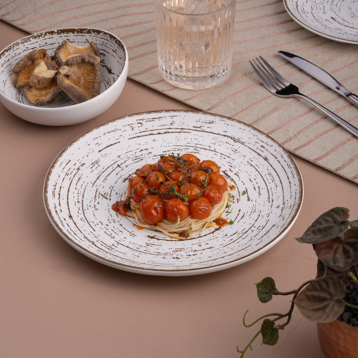 Porcelain Plate | Vital Coupe Round Rimless Plate | 12 Pcs
