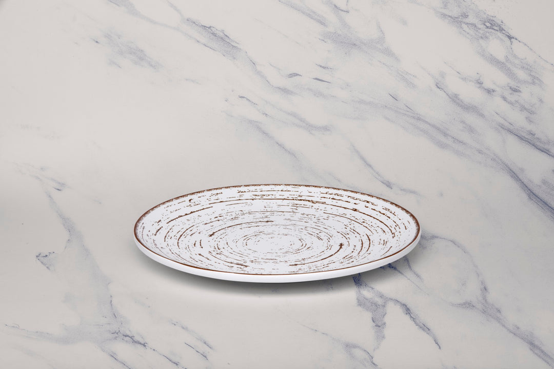 Porcelain Plate | Vital Coupe Round Rimless Plate | 12 Pcs