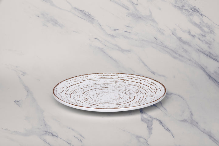 Porcelain Plate | Vital Coupe Round Rimless Plate | 12 Pcs