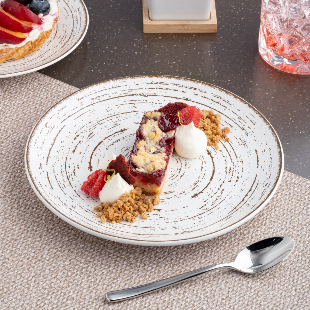 Porcelain Plate | Vital Coupe Round Rimless Plate | 6 Pcs