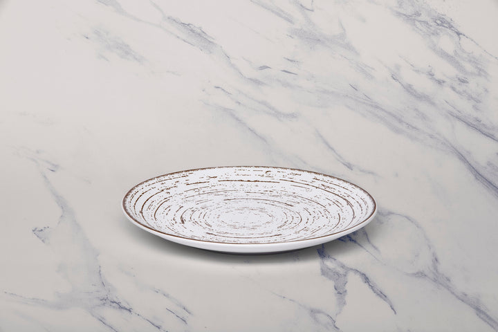 Porcelain Plate | Vital Coupe Round Rimless Plate | 6 Pcs