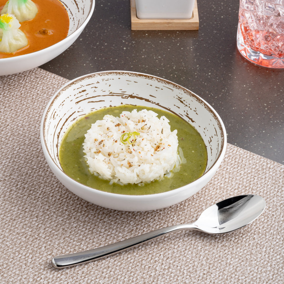 Porcelain Bowl | Vital Coupe Non Stackable Bowl | Set of 8