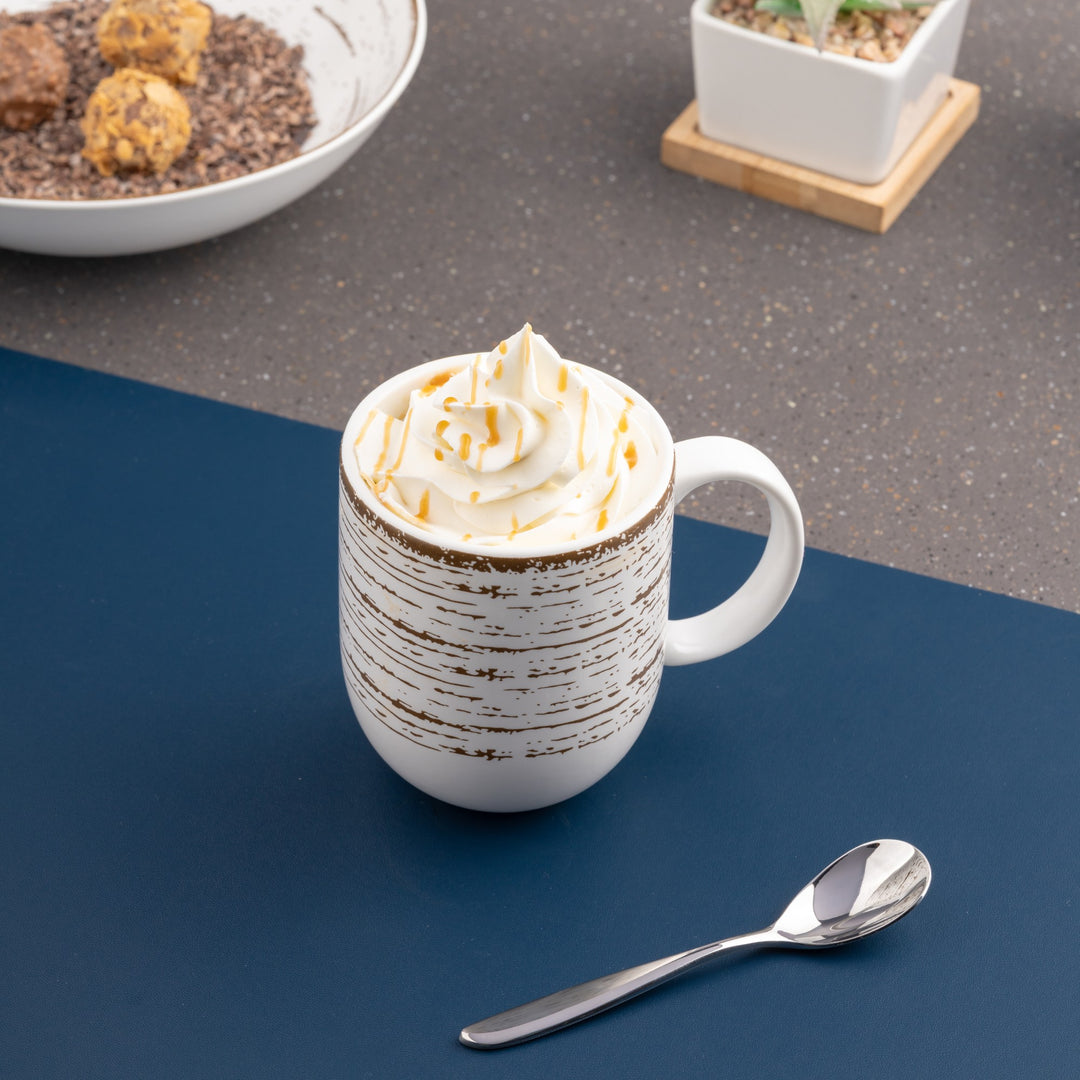 Porcelain Mug | 10oz Vital Coupe Coffee Mug | Set of 6