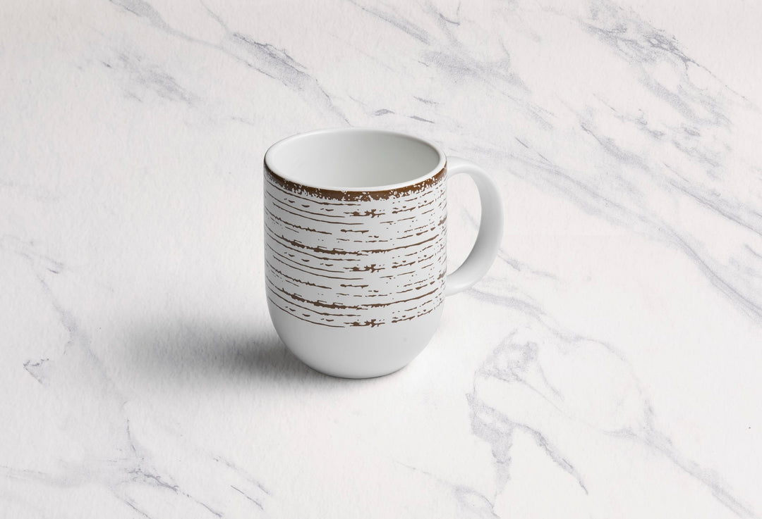 Porcelain Mug | 10oz Vital Coupe Coffee Mug | Set of 6