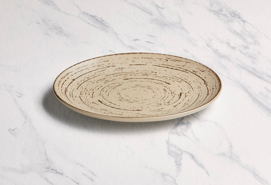 Porcelain Plate | Vital Coupe Round Rimless Plate | 12 Pcs