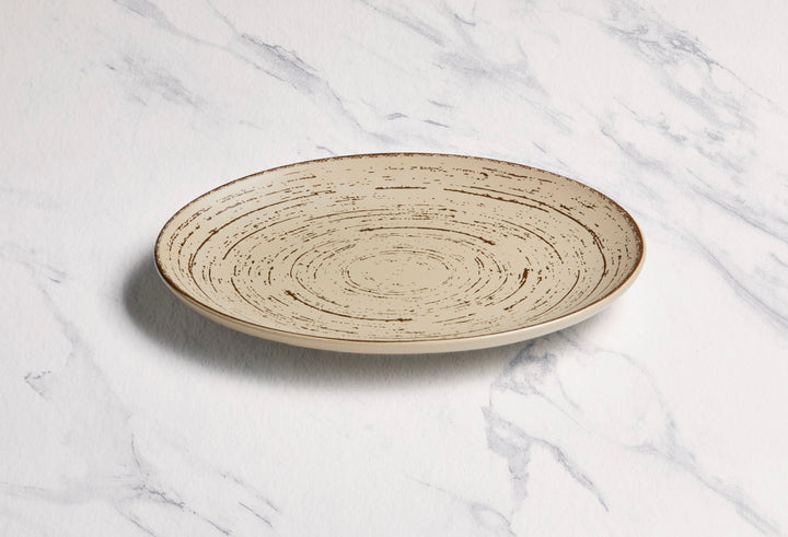 Porcelain Plate | Vital Coupe Round Rimless Plate | 12 Pcs