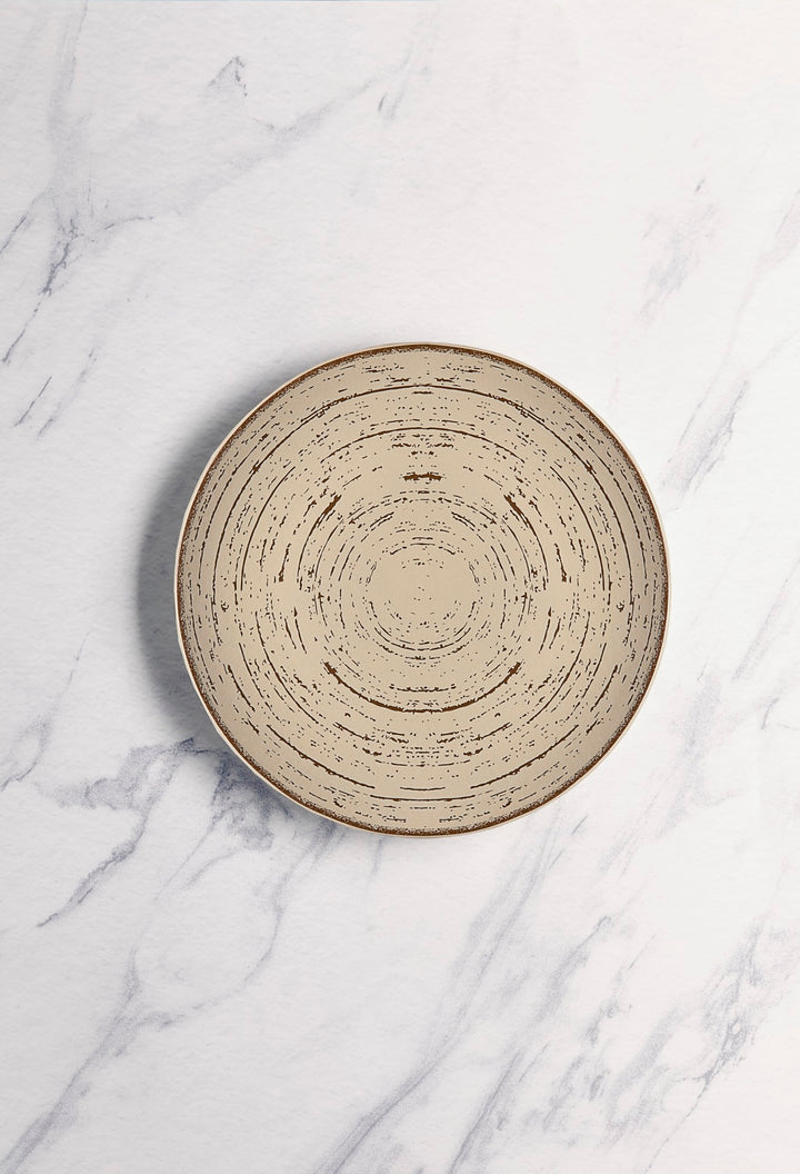 Porcelain Plate | Vital Coupe Round Rimless Plate | 6 Pcs