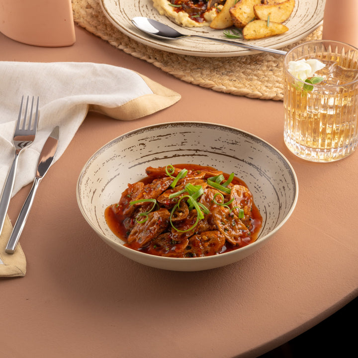 Porcelain Deep Plate | Vital Coupe Round Deep Plate | 6 Pcs