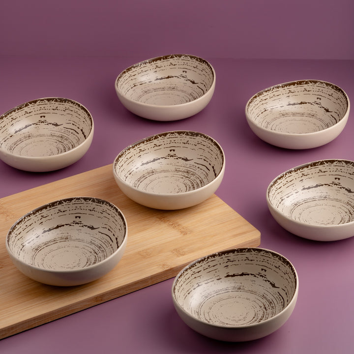 Porcelain Bowl | Vital Coupe Non Stackable Bowl | Set of 8
