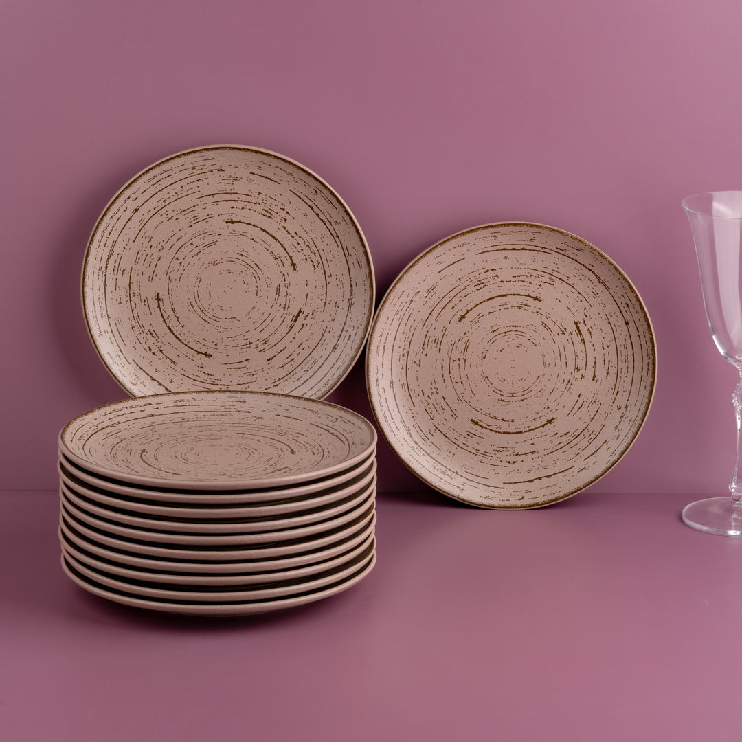 Porcelain Plate | Vital Coupe Round Rimless Plate | 12 Pcs