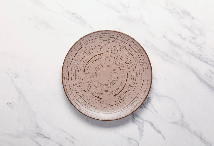Porcelain Plate | Vital Coupe Round Rimless Plate | 6 Pcs