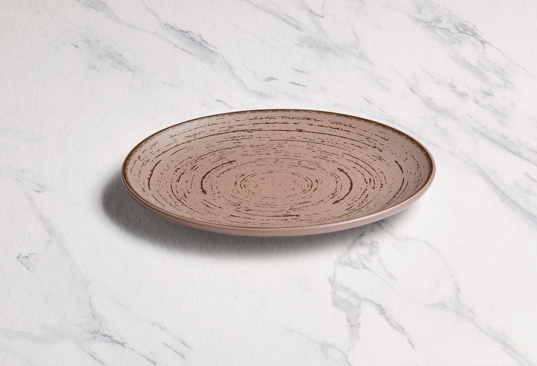 Porcelain Plate | Vital Coupe Round Rimless Plate | 6 Pcs