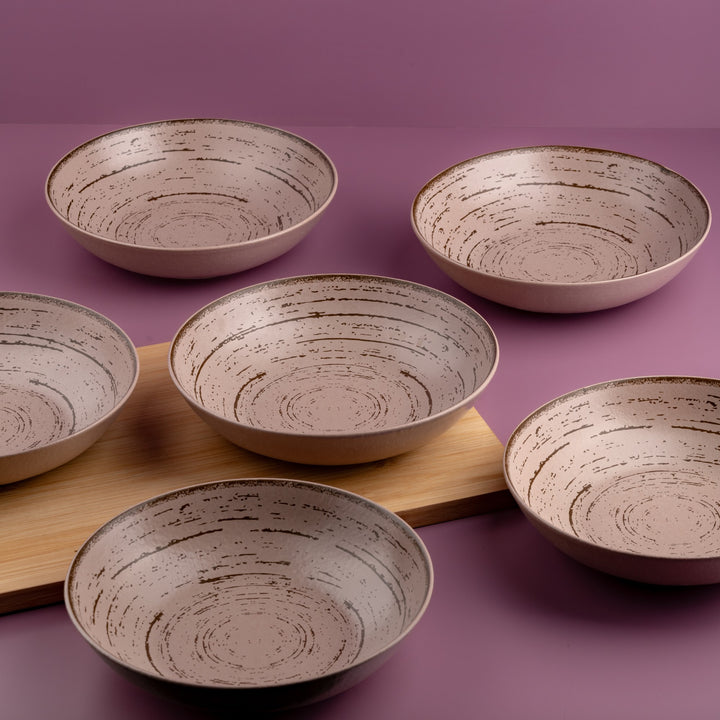 Porcelain Deep Plate | Vital Coupe Round Deep Plate | 6 Pcs