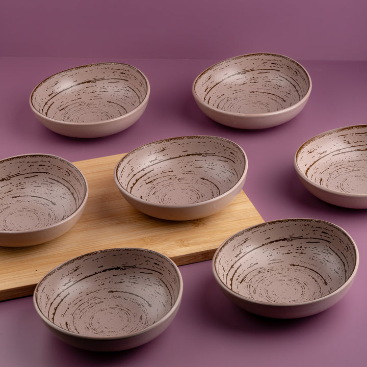 Porcelain Bowl | Vital Coupe Non Stackable Bowl | Set of 8