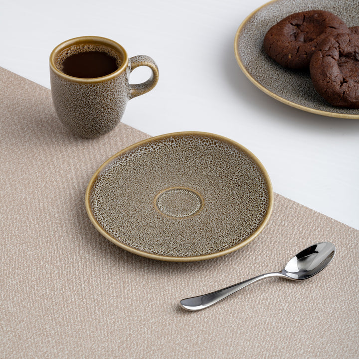 Porcelain Saucer | 5.1" Vital Coupe Espresso Saucer | 12 Pcs
